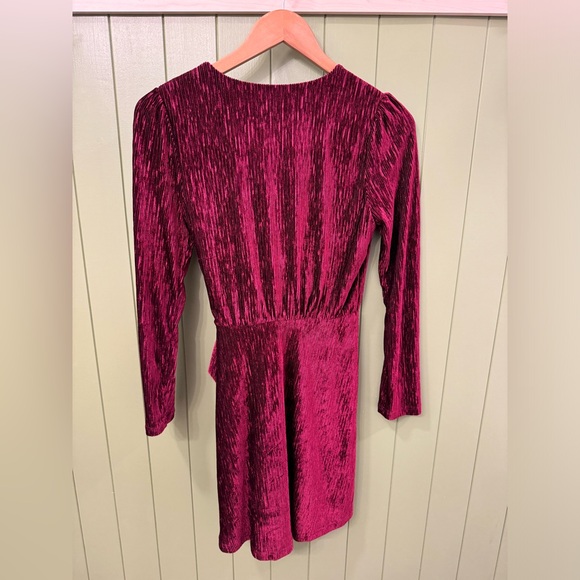 ADELYN RAE red velvet dress - Picture 3 of 6